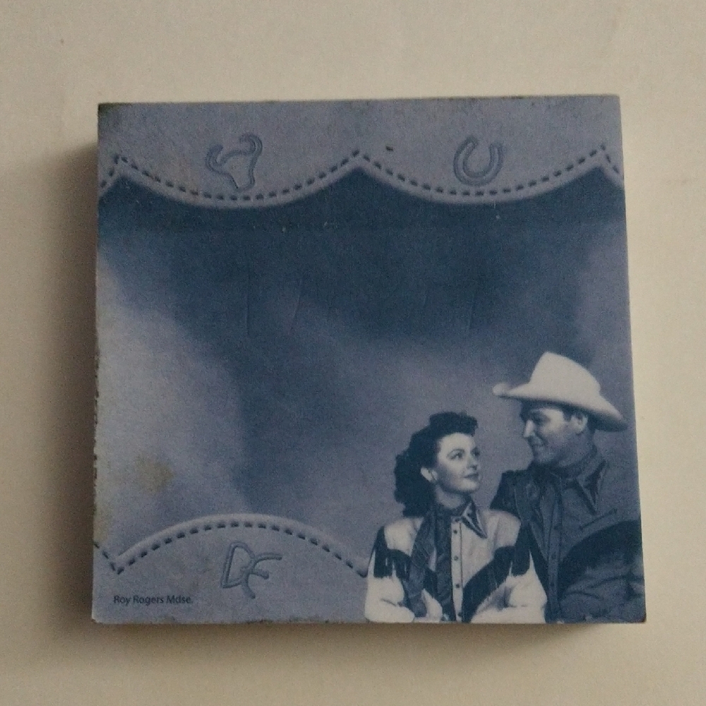 Vintage Roy Rogers And Dale Evens Western Movie Actor Note Pad